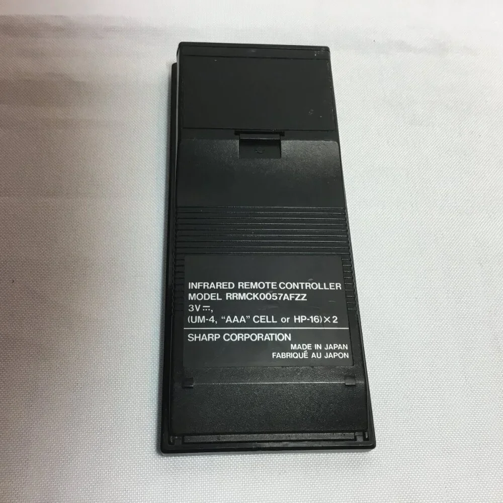 Sharp RRMCK0057AFZZ Genuine CD Player Remote Control DX620, DX620BK See Video!